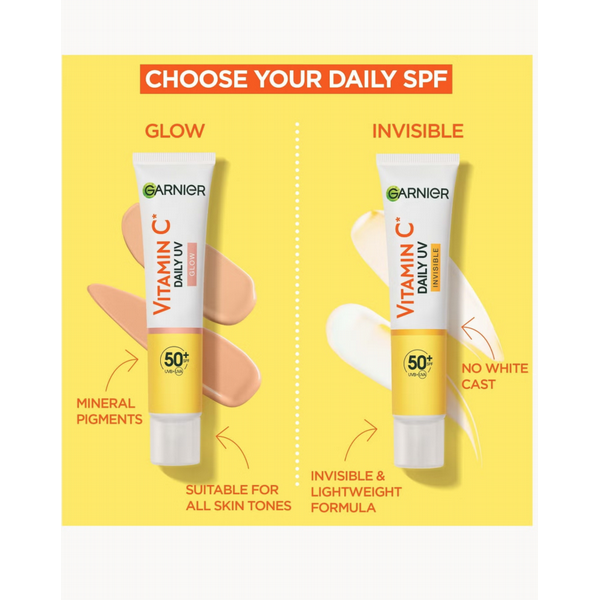 Garnier Vitamin C Daily UV Invisible Brightening Fluid SPF50+ 40ml