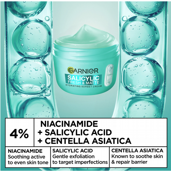 Garnier Salycilic Fresh & Pure Sorbet Cream 85ml