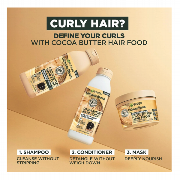 Garnier Ultimate Blends Curl Restoring Cocoa Butter Hair Food Mask