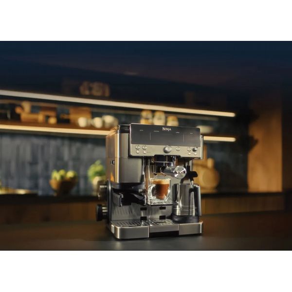 Ninja Luxe Caf&eacute; Premier Series Bean To Cup Coffee Machine Silver & Black