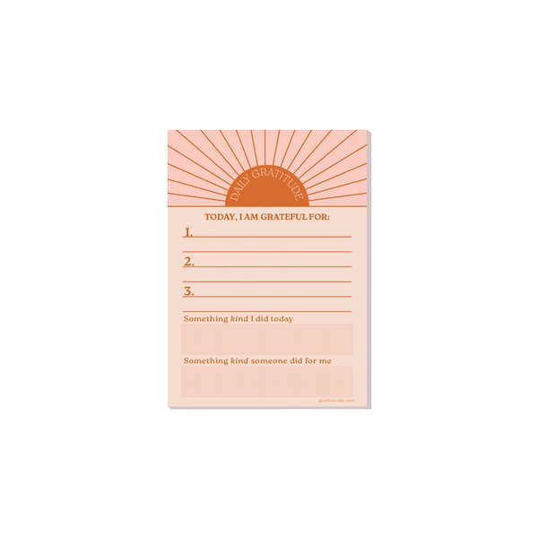 Daily Gratitude Pad | Sun Ray | A6