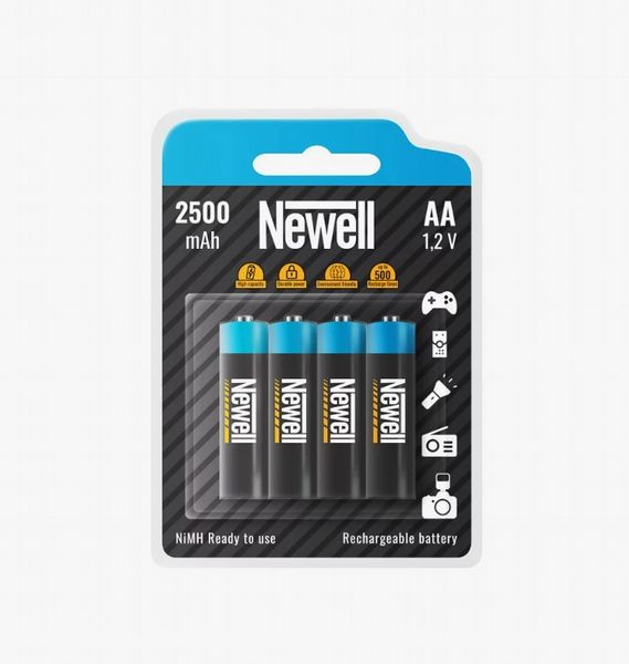 Newell Rechargeable NiMH AA 2500 x4